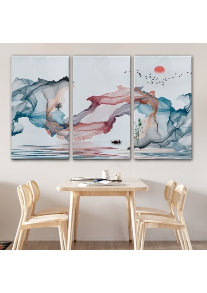 Soyut Mürekkep Sanatı Dekoratif Kanvas Duvar TABLOSU-3686 modelleri