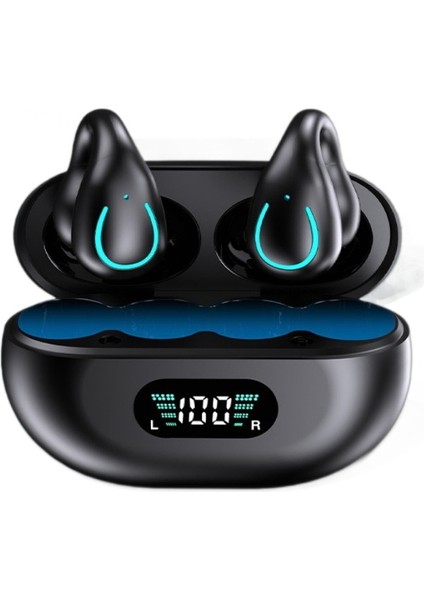Sdfgh Kablosuz Kulaklıklar, Yüksek Kaliteli Stereo, Bluetooth Kulaklıklar, Su Geçirmez Spor Kulaklıklar, Klipsli Kulaklıklar, Uzun Pil Ömrü, Çift Taraflı Stereo (Yurt Dışından)