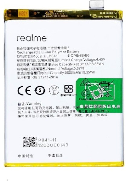 Realme Q3 5g - BLP841 - Batarya Pil