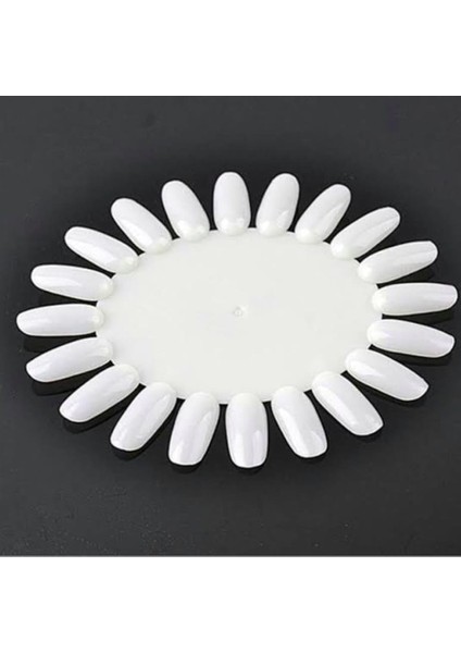 Kartela Papatya Kemik Rengi 5 Adet (100 Tırnak)