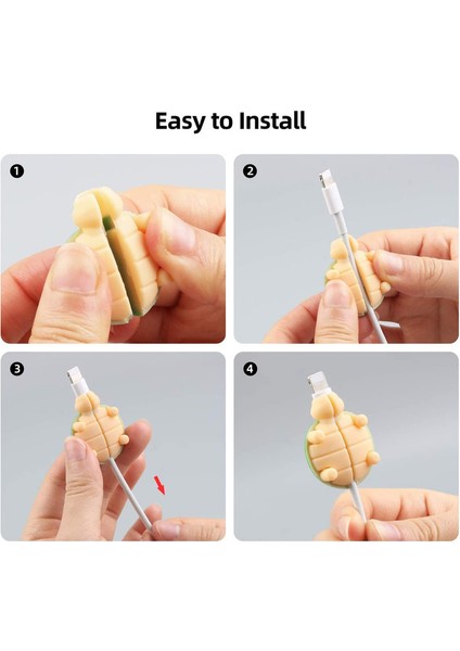 Şarj Kablosu Koruyucu Kırılma Önleyici Tel Sabitleyici (Yurt Dışından) indirimleri