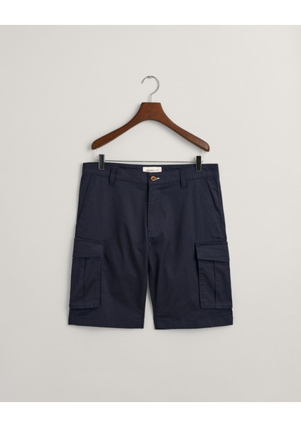 Erkek Lacivert Relaxed Fit Şort 205069.410