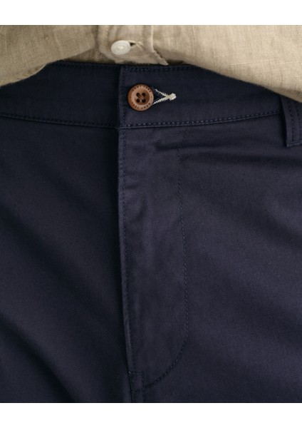 Erkek Lacivert Relaxed Fit Şort 205069.410