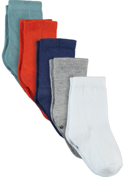 Erkek Bebek 5'li Çorap 0-24 Ay