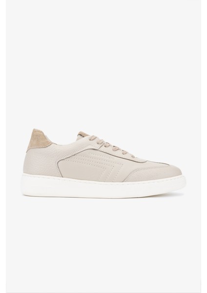 Dimaks Erkek Bej/Bej Deri Sneakers & Spor Ayakkabı 933 Ralf Erk Ayk Y24