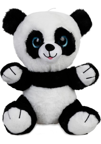 Oyuncak Peluş Panda 30 cm Siyah-Beyaz