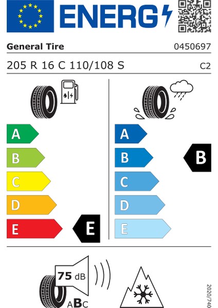 205/80 R16C 110/108S Grabber At3 4X4 4 Mevsim Lastiği (Üretim Yılı: 2023)