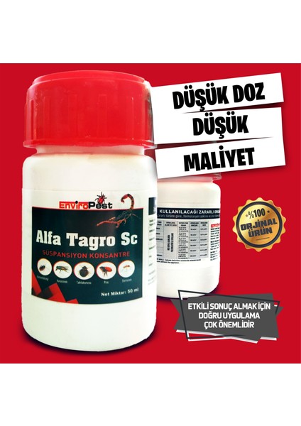 Alfa Tagro Haşere Ilacı Akrep, Pire, Tahta Kurusu Kokusuz