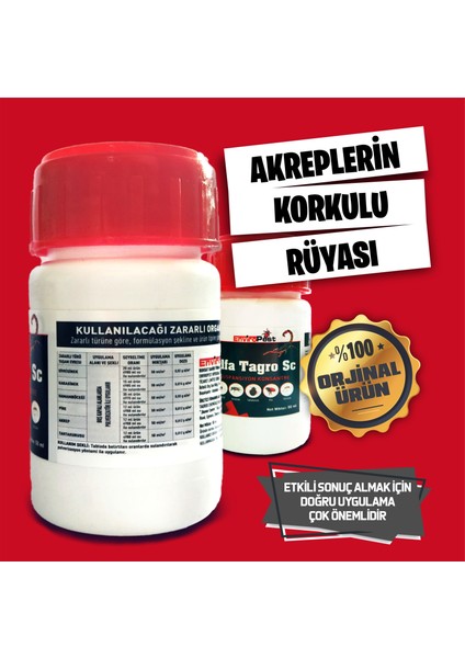 Alfa Tagro Haşere Ilacı Akrep, Pire, Tahta Kurusu Kokusuz