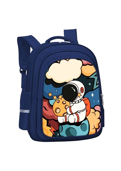 Ilköğretim Okulu Sırt Çantası Karikatür Astronot Çocuk 4-6. Sınıf Sırt Çantası (Yurt Dışından)