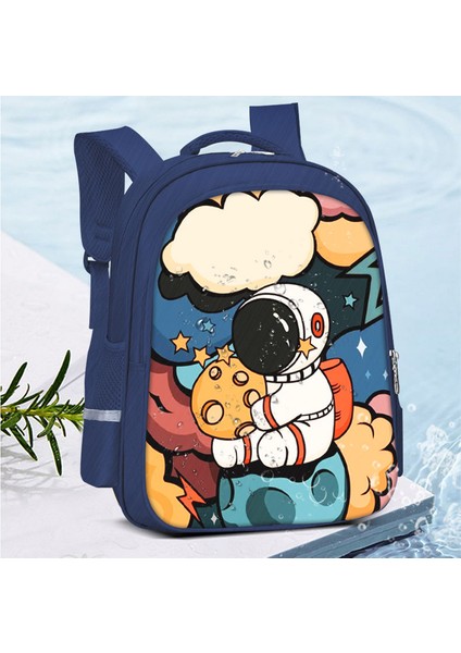 Ilköğretim Okulu Sırt Çantası Karikatür Astronot Çocuk 4-6. Sınıf Sırt Çantası (Yurt Dışından)