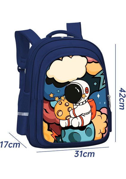 Ilköğretim Okulu Sırt Çantası Karikatür Astronot Çocuk 4-6. Sınıf Sırt Çantası (Yurt Dışından)