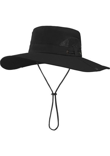 Balıkçı Şapkası Balıkçılık Güneş Koruyucu Nefes Alabilen Açık Büyük Ağızlı Dağcılık Şapkası (Yurt Dışından)