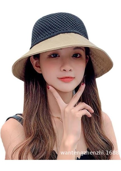 Nefes Alabilen Dikiş Balıkçı Şapkası Bayanlar Ilkbahar ve Yaz Güneşlik (Yurt Dışından) fiyatları