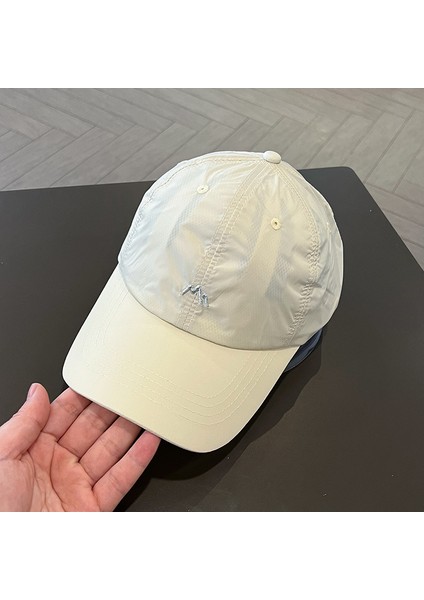 Şapka Kadın Çabuk Kuruyan Beyzbol Şapkası Ince Kesitli Güneşlik Güneş Koruyucu Kap (Yurt Dışından)