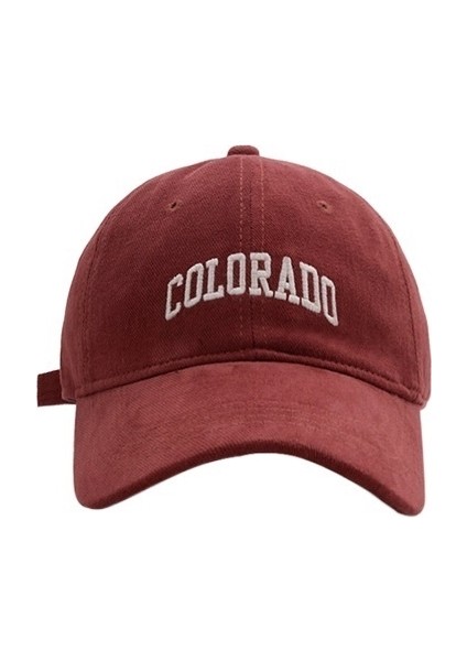 Fırçalanmış Pamuk Basit Mektup Kap Çift Beyzbol Şapkası (Yurt Dışından)