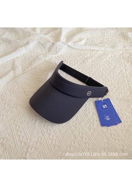 Moda Güneş Kremi Boş Silindir Şapka Kadın Yaz Açık Spor Bisiklet Güneşlik (Yurt Dışından)