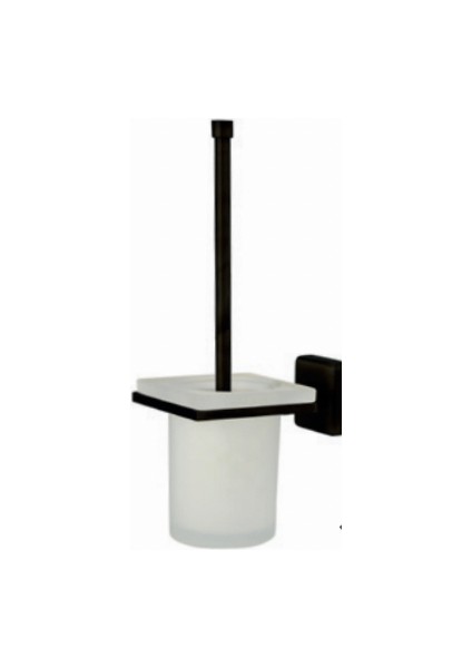 Banyo Aksesuarları Aqua Tuvalet Fırçalık Sıyah