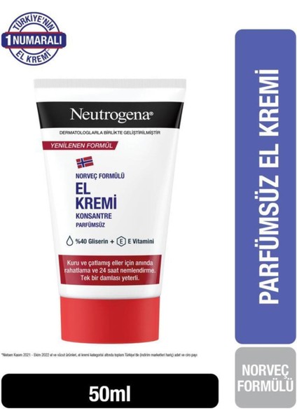 El Kremi Konsantre Parfümsüz 50 ml x 6 Adet fiyatları