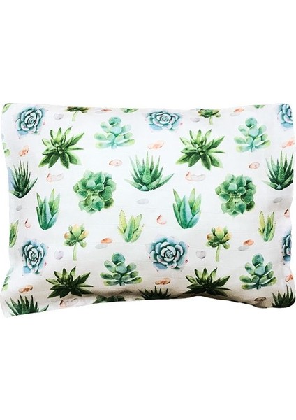 Pamuk Müslin Succulent Love Bebek Yastık Kılıfı