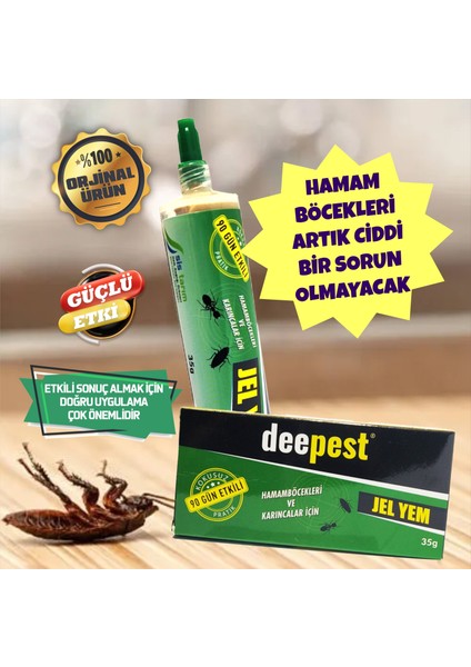 Hamam Böceği Öldürücü Jel Yem 35 gr