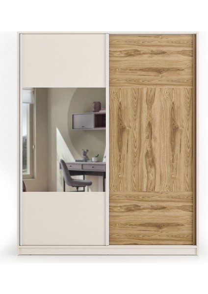 Loreto Sürgü Kapaklı Gardırop