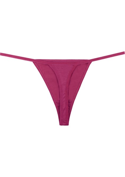Kadın Ipli Brazilian Tanga 7'li Külot Set Karışık Renkler KTS3022