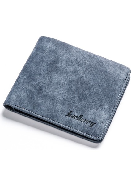 Retro Buzlu Bifold Kısa Erkek Cüzdan (Yurt Dışından)