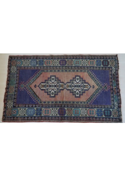 110X180 cm El Dokuma Türk Kilim Boho Stil Yün Kilim