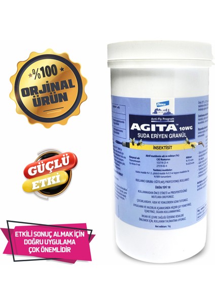 Agita 10 Wg Karasinek Ilacı 1 kg 1 ADET ..skt 11/2025