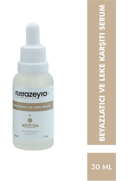 Beyazlatıcı Cilt Tonu Eşitleyici Ve Aydınlatıcı Arbutin Serum 30 ml