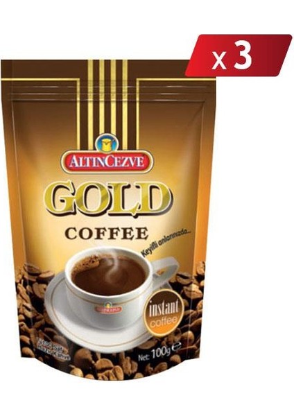 Gold Instant Coffee Gold Kahve 100 gr - 3lü Paket