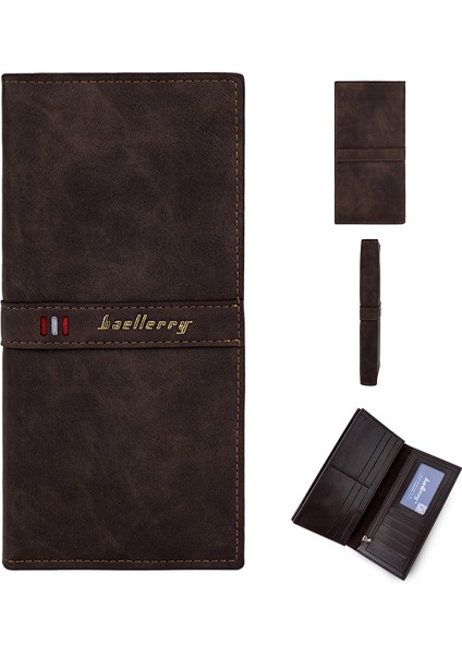 Pu Deri Cüzdan Telefon Saklama Çantası Kart Tutucu Fermuarlı Çanta (Yurt Dışından)