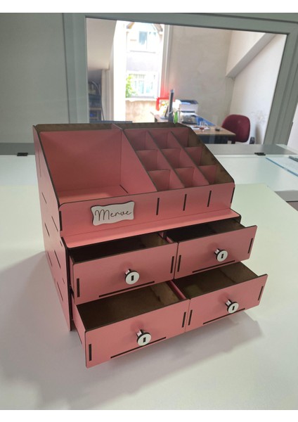 Dekoratif 4 Çekmeceli Makyaj Kutusu fiyatları