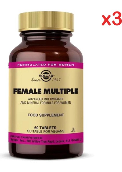 Female Multiple 60 Tablet 3 Adet