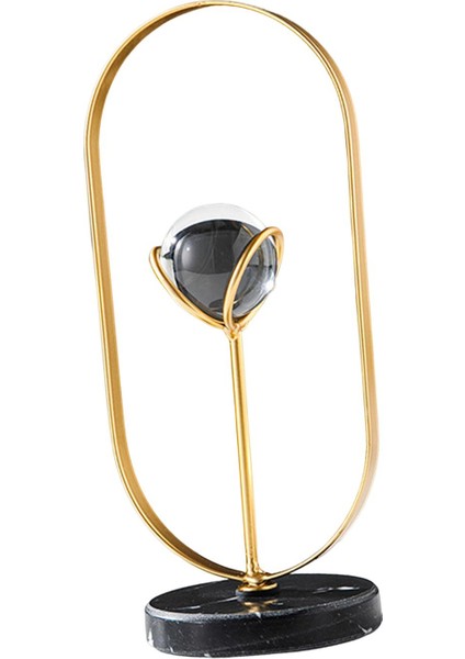 Ferforje Heykel Metal Heykel Dolabı Bahar Festivali Masaüstü Süs Oval (Yurt Dışından)