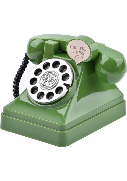 Heykelcik Telefon Para Tasarrufu Pot Raf Ev Odası Yeşil (Yurt Dışından) indirimleri