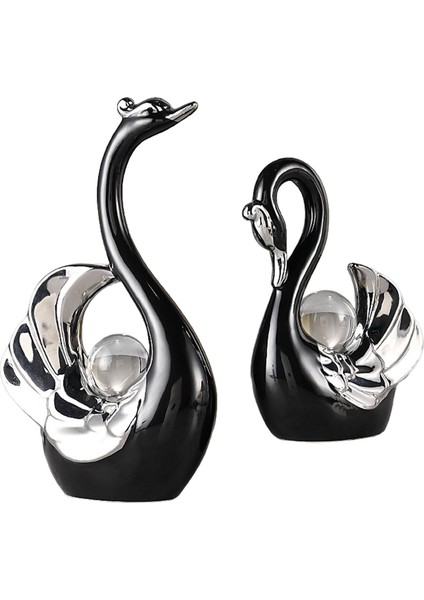 2 Kuğu Heykelleri Heykel Hatıra Hediye Sehpa Dekorasyonu Için (Yurt Dışından) indirimleri