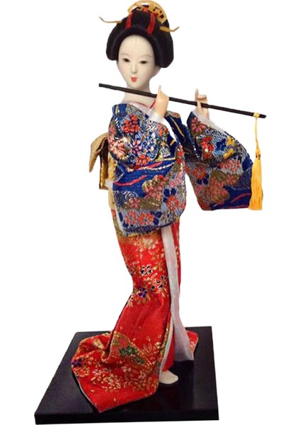 Dekorasyon Kırmızı Için 12 "japon Geyşa Oryantal Heykelciği (Yurt Dışından) fiyatları