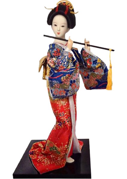 Dekorasyon Kırmızı Için 12 "japon Geyşa Oryantal Heykelciği (Yurt Dışından) fırsatları