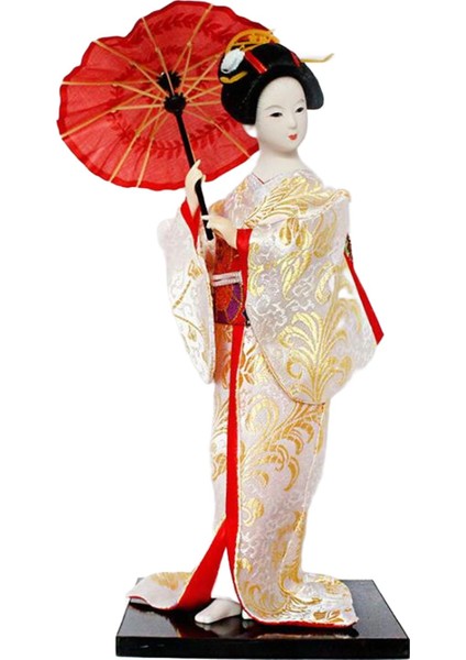 12 "japon Geyşa Oryantal Heykelciği Dekorasyon Için ve Altın (Yurt Dışından) modelleri