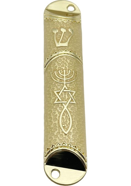 4.1 Inç Yahudi Mezuza Kılıfı Yahudi Tatilleri Için El Yapımı Çok Amaçlı Bej (Yurt Dışından) modelleri
