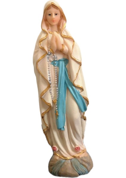 Üstü Raf Oturma Odası Için Mary Heykeli Lady Of Figurine 8cm (Yurt Dışından)