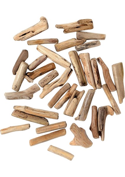 50 Adet/paket Driftwood Ahşap El Yapımı Için Çoklu Şekiller (Yurt Dışından)