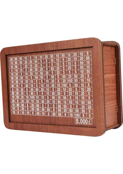 Para Hedefli ve Numaralı Sayaç Göstergeli Retro Kumbara Para Tasarrufu 5000 Pound (Yurt Dışından)