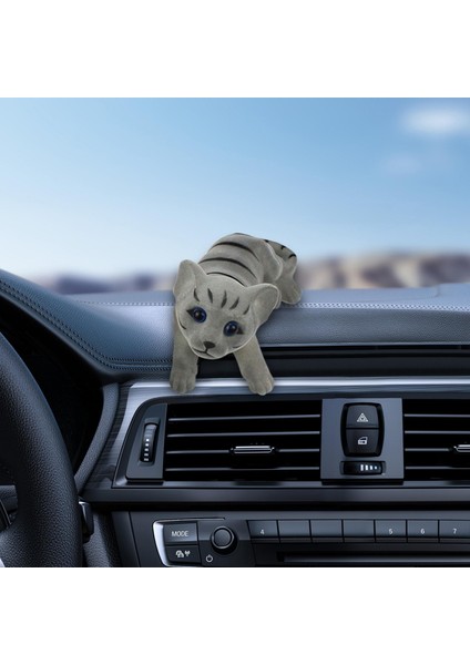 Araç Dekorasyonu Başını Sallayan Süs Iç Aksesuarları Araç I Gri (Yurt Dışından) fiyatları