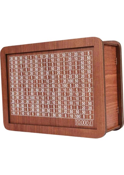 Para Hedefli ve Numaralı Sayaç Göstergeli Retro Kumbara Para Tasarrufu 10000 Pound (Yurt Dışından)