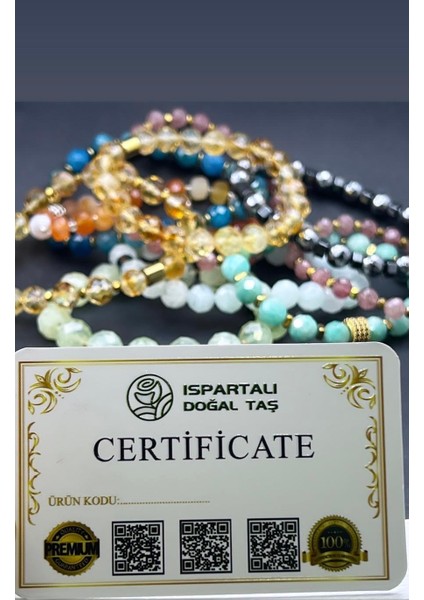 Sertifikalı Orjinallik Garantili Doğal Taş Erkek&kadın Kaplangözü Taşı ve Hematit Özel Tasarım Hediye 8 mm Bileklik