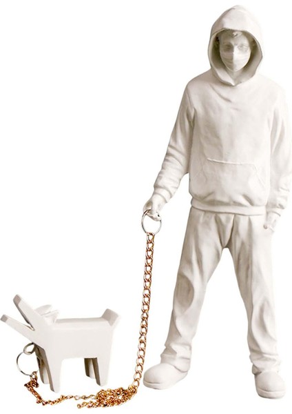 Reçine Figürler Soyut Insan Heykel Koleksiyon Parti Köpekleri Heykel Beyaz (Yurt Dışından) fiyatları