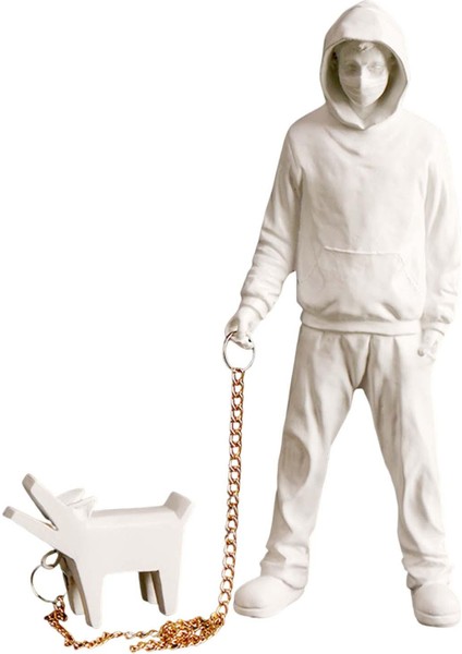 Reçine Figürler Soyut Insan Heykel Koleksiyon Parti Köpekleri Heykel Beyaz (Yurt Dışından) indirimleri